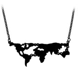 PuraVida World Map Necklace