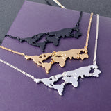 PuraVida World Map Necklace