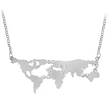 PuraVida World Map Necklace